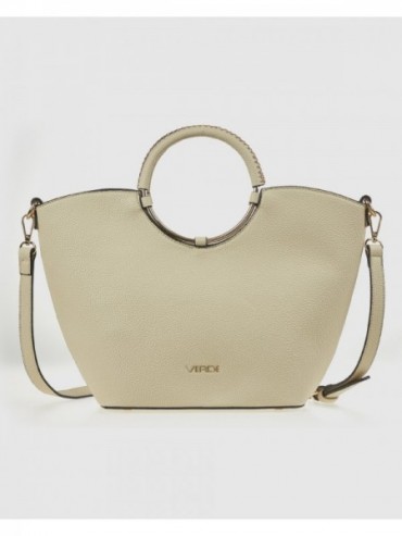 Γυναικεία Τσάντα Χειρός 16-8342 Εκρού