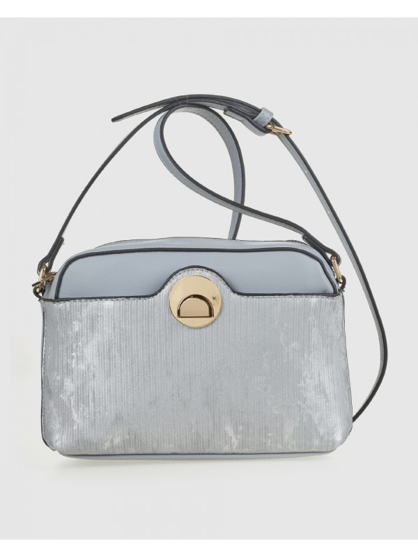 Γυναικεία Τσάντα Χιαστί 16-8365 Μπλε