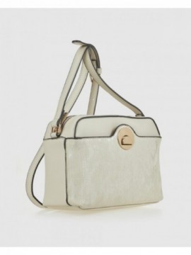 Γυναικεία Τσάντα Χιαστί 16-8365 Εκρού