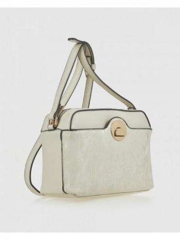 Γυναικεία Τσάντα Χιαστί 16-8365 Εκρού