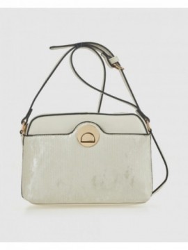 Γυναικεία Τσάντα Χιαστί 16-8365 Εκρού