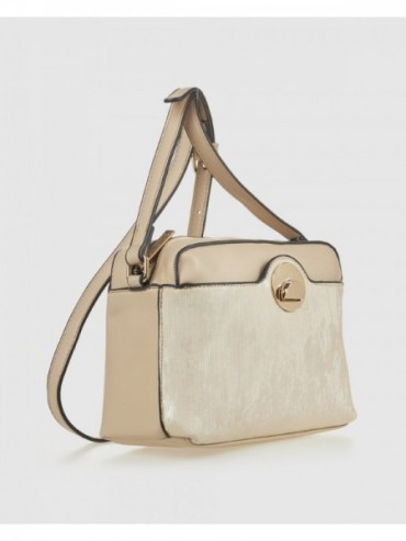 Γυναικεία Τσάντα Χιαστί 16-8365 Μπεζ