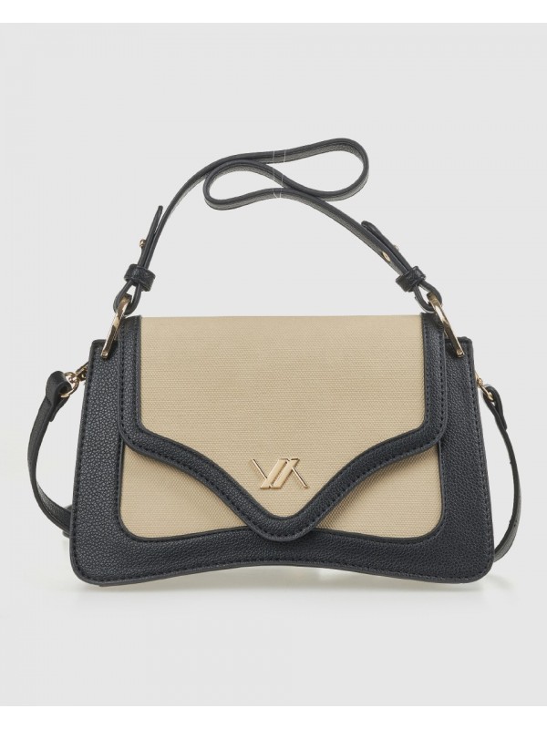 Γυναικεία Τσάντα Ώμου 16-8382 Μαύρο