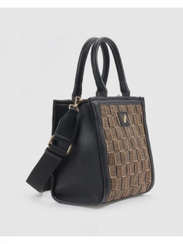 Γυναικεία Τσάντα Χειρός 16-8436 Μαύρο