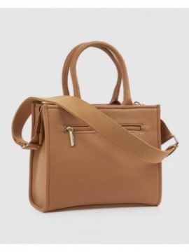 Γυναικεία Τσάντα Χειρός 16-8436 Μπεζ ALT 