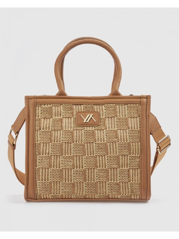 Γυναικεία Τσάντα Χειρός 16-8436 Μπεζ