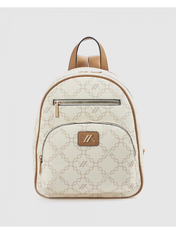 Γυναικείο Σακίδιο Πλάτης 16-8474 Εκρού