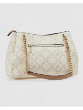 Γυναικεία Τσάντα Ώμου 16-8475 Εκρού ALT 