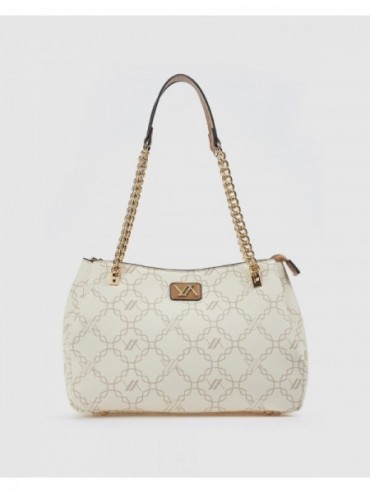 Γυναικεία Τσάντα Ώμου 16-8475 Εκρού