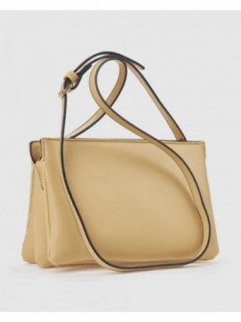 Γυναικεία Τσάντα Χιαστί 16-8535 Μπεζ ALT 