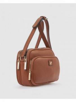 Γυναικεία Τσάντα Χιαστί 16-8584 Καμελ