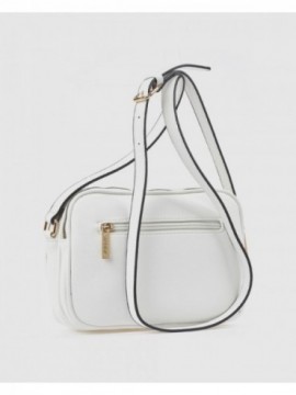 Γυναικεία Τσάντα Χιαστί 16-8584 Άσπρο ALT 