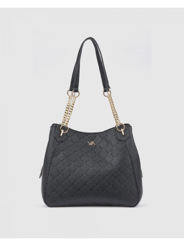 Γυναικεία Τσάντα Ώμου 16-8592 Μαύρο