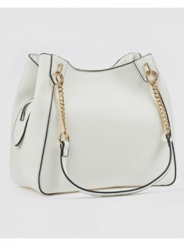 Γυναικεία Τσάντα Ώμου 16-8592 Άσπρο