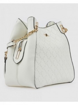 Γυναικεία Τσάντα Ώμου 16-8592 Άσπρο