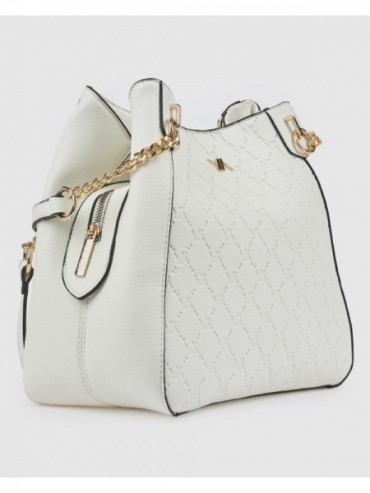 Γυναικεία Τσάντα Ώμου 16-8592 Άσπρο