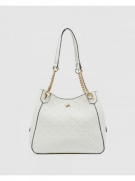 Γυναικεία Τσάντα Ώμου 16-8592 Άσπρο