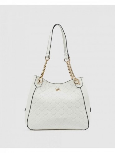Γυναικεία Τσάντα Ώμου 16-8592 Άσπρο