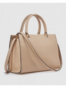 Γυναικεία Τσάντα Χειρός 16-8630 Μπεζ ALT 