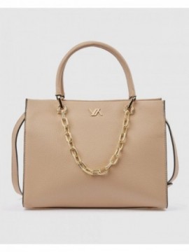 Γυναικεία Τσάντα Χειρός 16-8630 Μπεζ