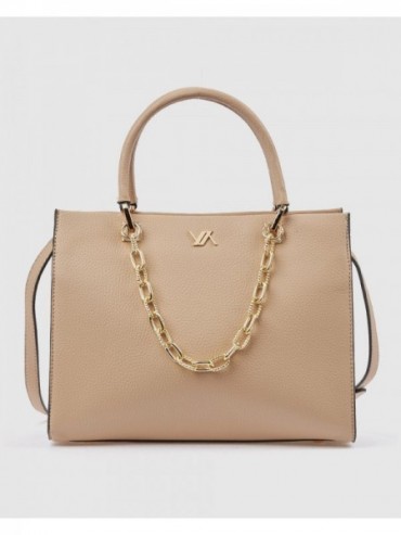Γυναικεία Τσάντα Χειρός 16-8630 Μπεζ