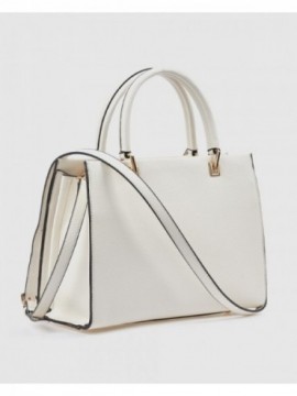 Γυναικεία Τσάντα Χειρός 16-8630 Άσπρο ALT 