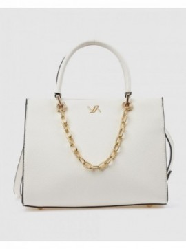 Γυναικεία Τσάντα Χειρός 16-8630 Άσπρο