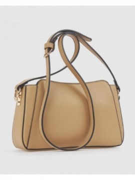 Γυναικεία Τσάντα Χιαστί 16-8494 Μπεζ ALT 