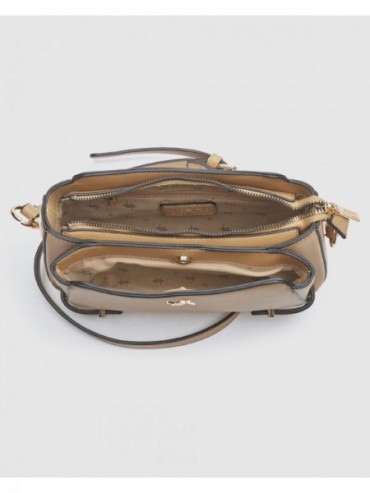 Γυναικεία Τσάντα Χιαστί 16-8494 Μπεζ