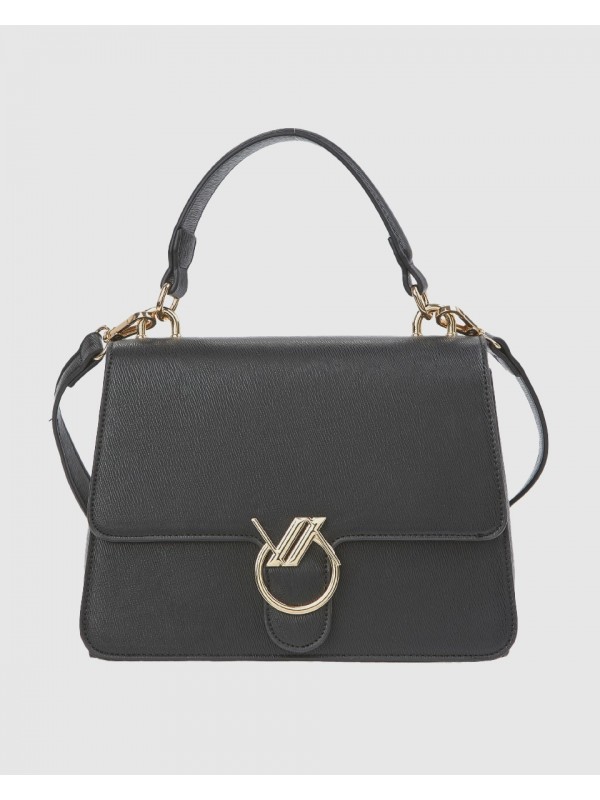 Γυναικεία Τσάντα Χειρός 16-8533 Μαύρο