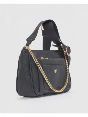 Γυναικεία Τσάντα Χιαστί 16-8597 Μαύρο