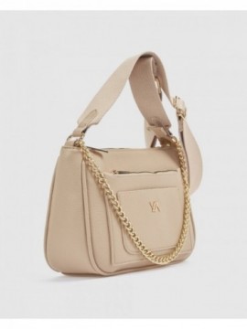 Γυναικεία Τσάντα Χιαστί 16-8597 Μπεζ