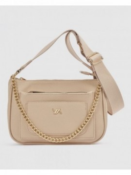 Γυναικεία Τσάντα Χιαστί 16-8597 Μπεζ