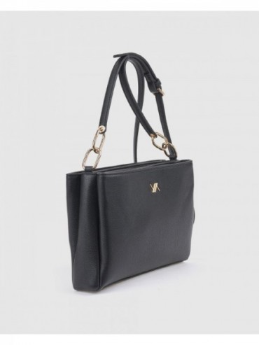 Γυναικεία Τσάντα Χιαστί 16-8621 Μαύρο