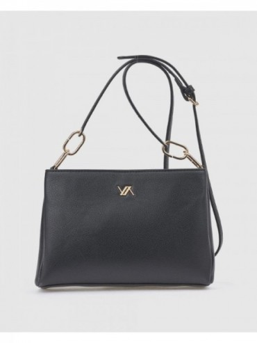 Γυναικεία Τσάντα Χιαστί 16-8621 Μαύρο