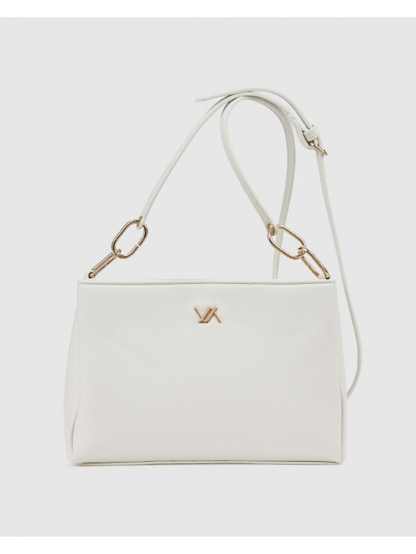 Γυναικεία Τσάντα Χιαστί 16-8621 Εκρού