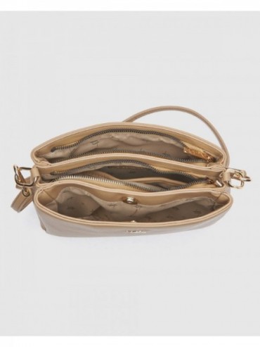 Γυναικεία Τσάντα Χιαστί 16-8621 Μπεζ