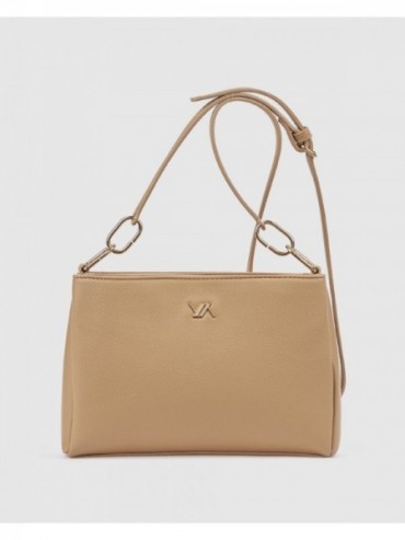 Γυναικεία Τσάντα Χιαστί 16-8621 Μπεζ