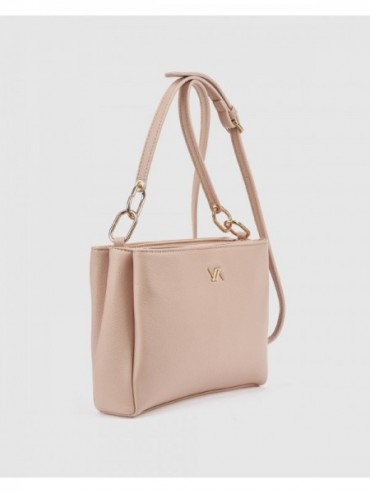 Γυναικεία Τσάντα Χιαστί 16-8621 Ροζ