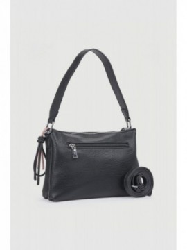 Γυναικεία Τσάντα Ώμου/Χιαστί 16-8635 Μαύρο ALT 