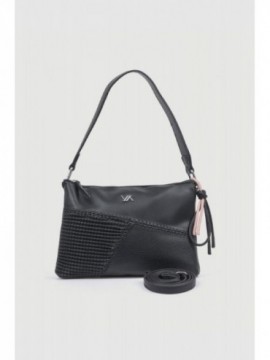 Γυναικεία Τσάντα Ώμου/Χιαστί 16-8635 Μαύρο