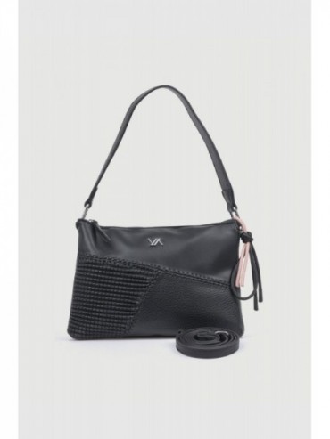 Γυναικεία Τσάντα Ώμου/Χιαστί 16-8635 Μαύρο