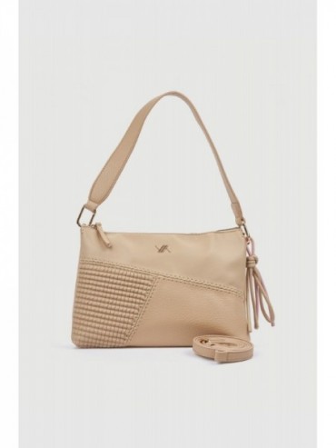 Γυναικεία Τσάντα Ώμου/Χιαστί 16-8635 Nude