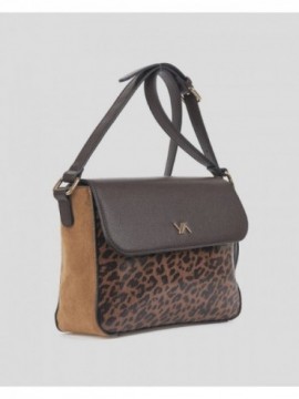 Verde Γυναικεία Τσάντα Χιαστί 16-8683 Animal Print
