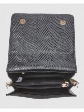 Verde Γυναικεία Τσάντα Χιαστί 16-8843 Μαύρο