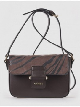 Verde Γυναικεία Τσάντα Χιαστί 16-8942 Animal Print
