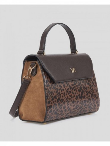 Verde Γυναικεία Τσάντα Χειρός 16-8684 Animal Print
