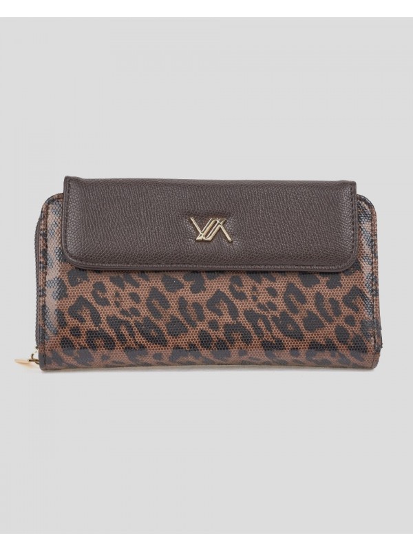 Verde Γυναικείο Πορτοφόλι 18-1637 Animal Print