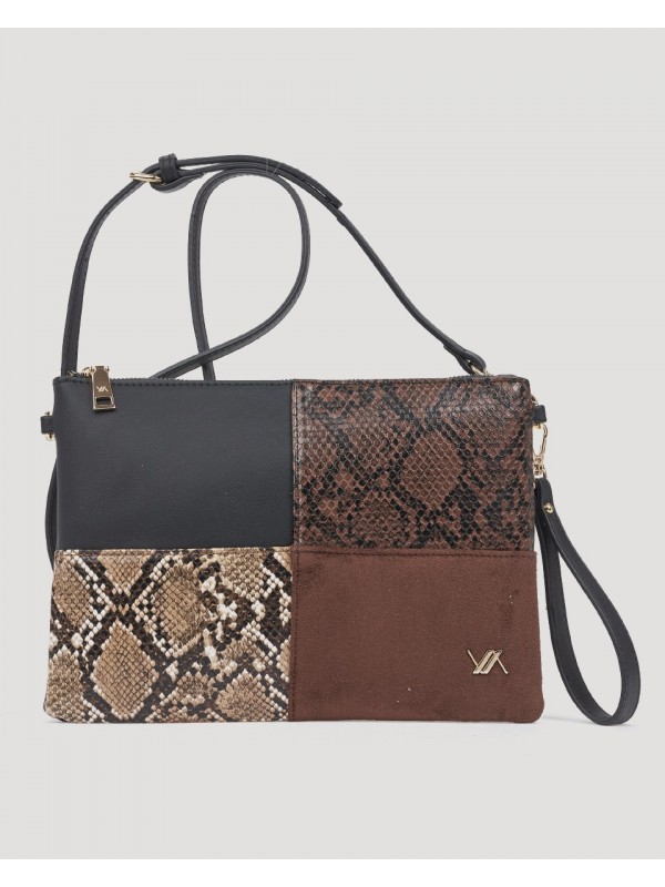 Verde Γυναικεία Τσάντα Χειρός 16-8694 Animal Print