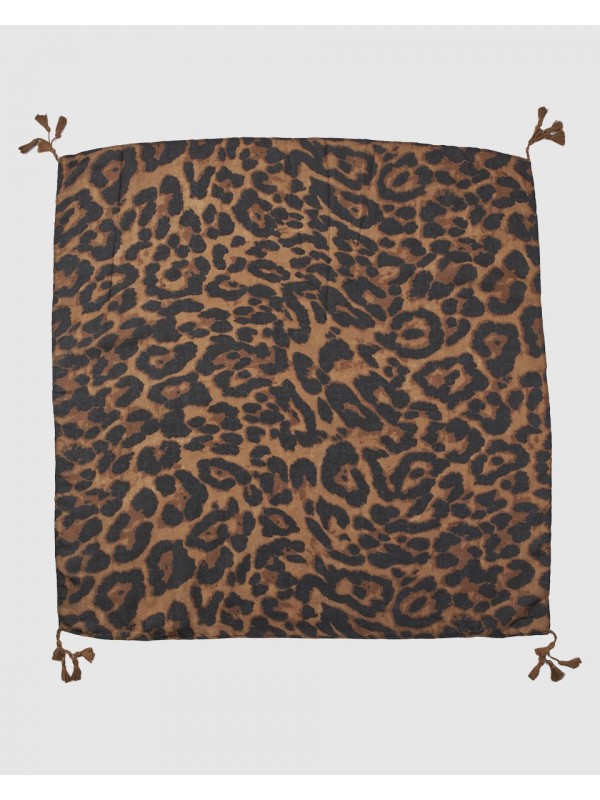 Verde Γυναικείο Μαντήλι 03-2634 Animal Print
